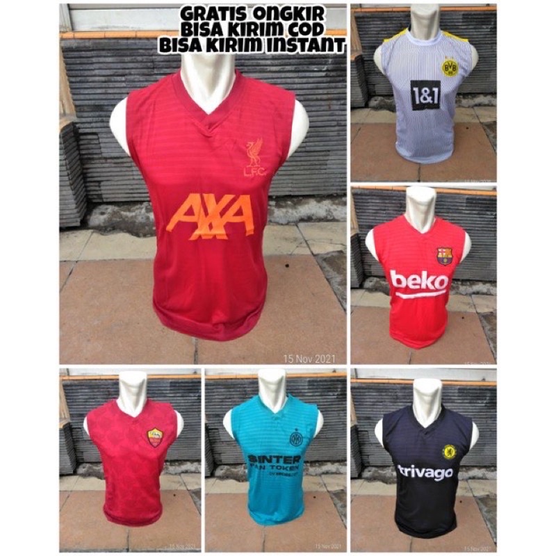 jersey Singlet bola madrid psg barcelona mu murah