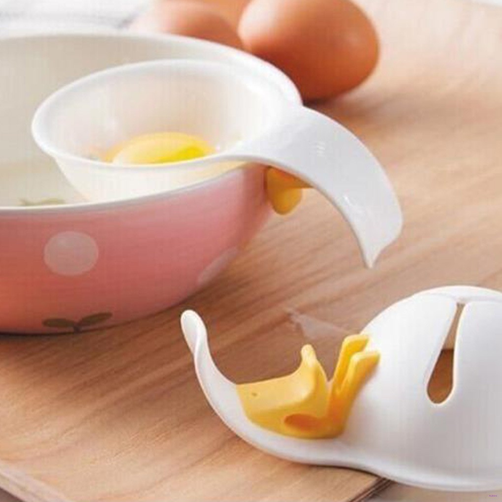 [READY STOCK] Egg Seperator Egg White Yolk Sifting Holder Egg Divider Tools Kitchen Accessory