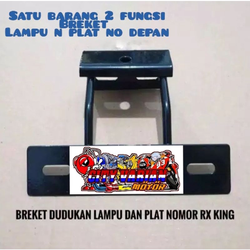 Breket Lampu Tembak RX KING Dudukan breket plat nomor Rxk RX-King New