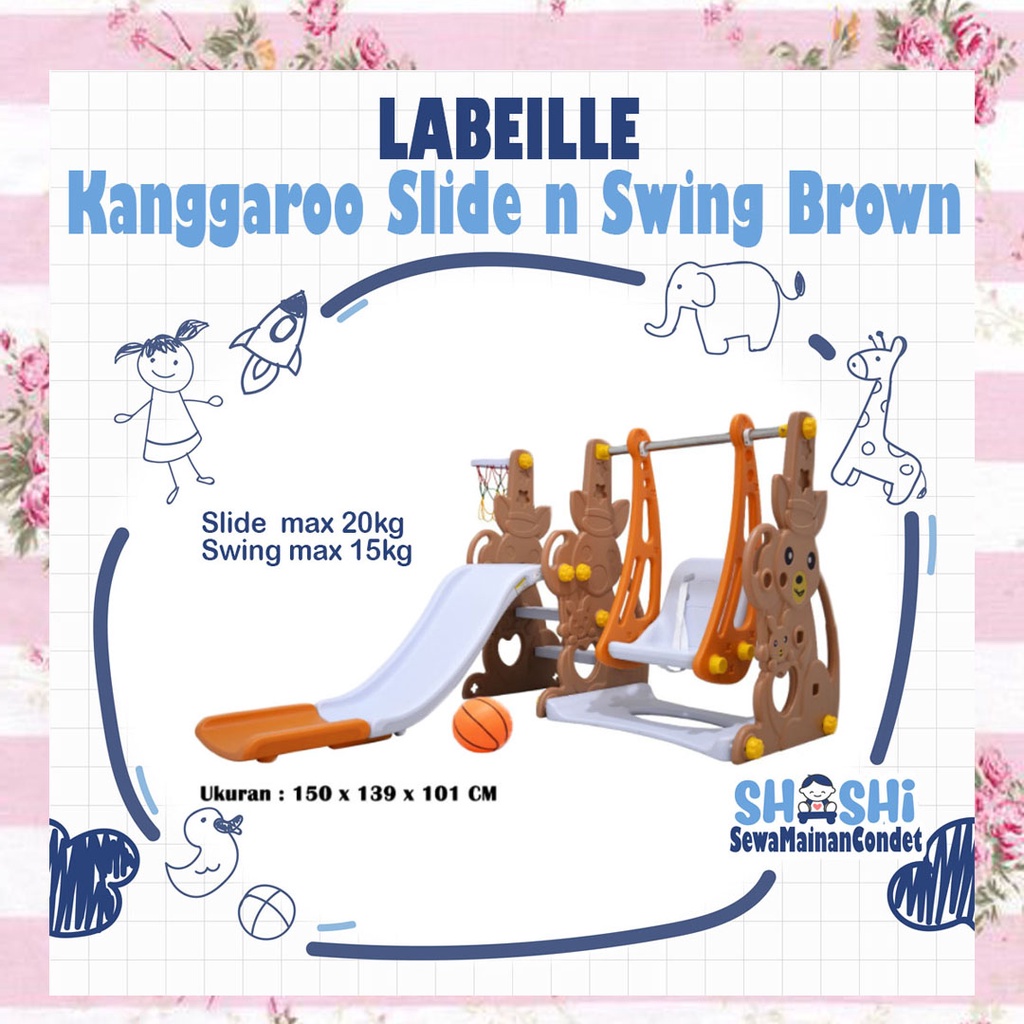 Sewa Labeille Kanggaroo Slide n Swing