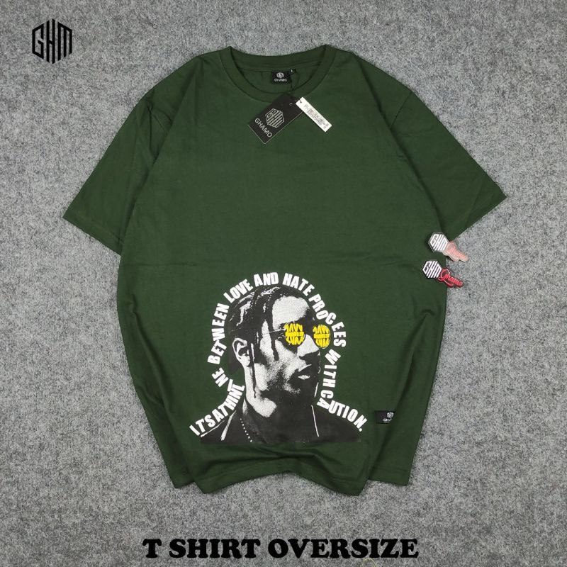 Baju Kaos Oversize Terbaru  Kaos Oversize Original GHM  Baju Kaos Oversize Pria dan Wanita