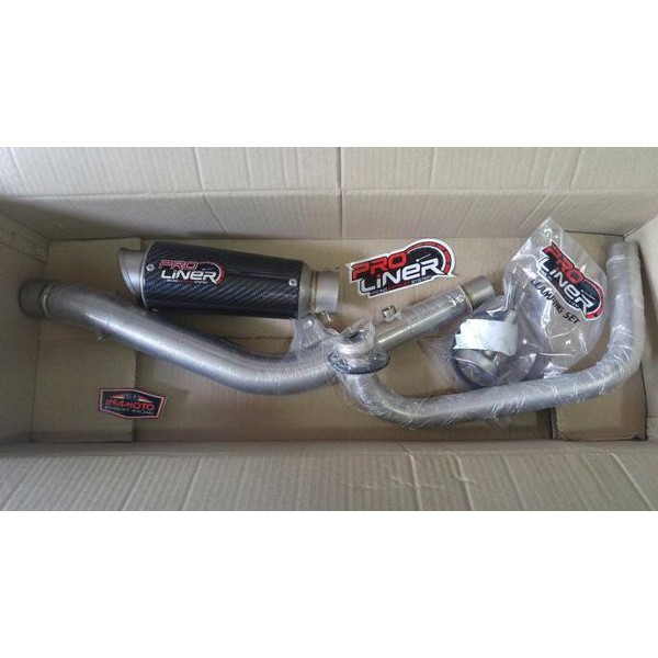 Knalpot PRO LINER Carbon Kawasaki Ninja 250FI 250Z Fullsystem