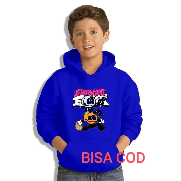 Jaket Anak Friday Night Funkin FNF Skid and Pump Hoodie Anak Friday Night Funkin FNF Skid and Pump