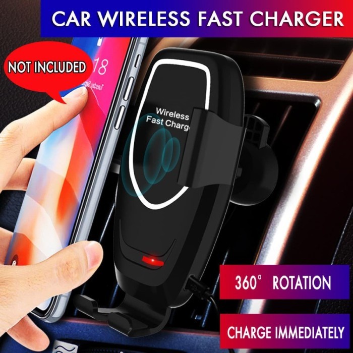 [CEV] Car Holder Wireless Fast Charge ELITE K80 Automatic Clamping Rotary