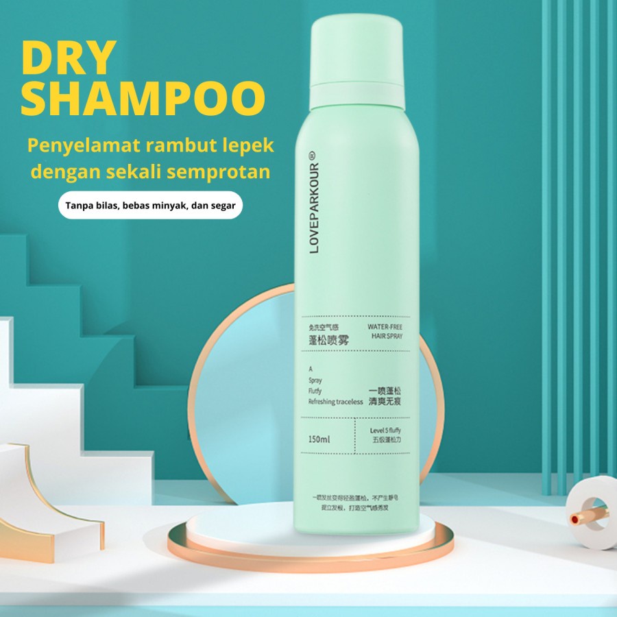 dry shampo semprotan rambut shampoo cuci kering anti lepek untuk mengembangkan rambut berminyak