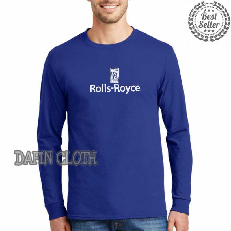 Tshirt Baju Kaos Pria Lengan Panjang Rolls-Royce Best