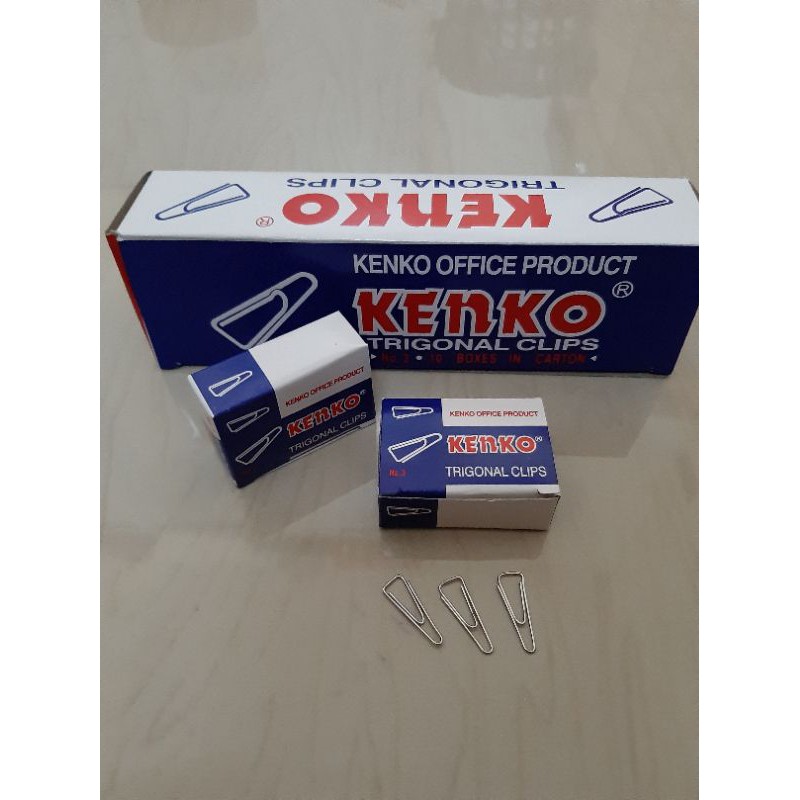 

trigonal clips klip segitiga kecil no 3 clip penjepit kertas