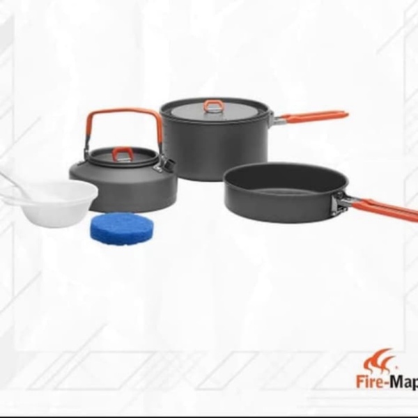 

Jual Fire Maple Cooking set Teflon FM Set Feast 2 alat masak camping Berkualitas