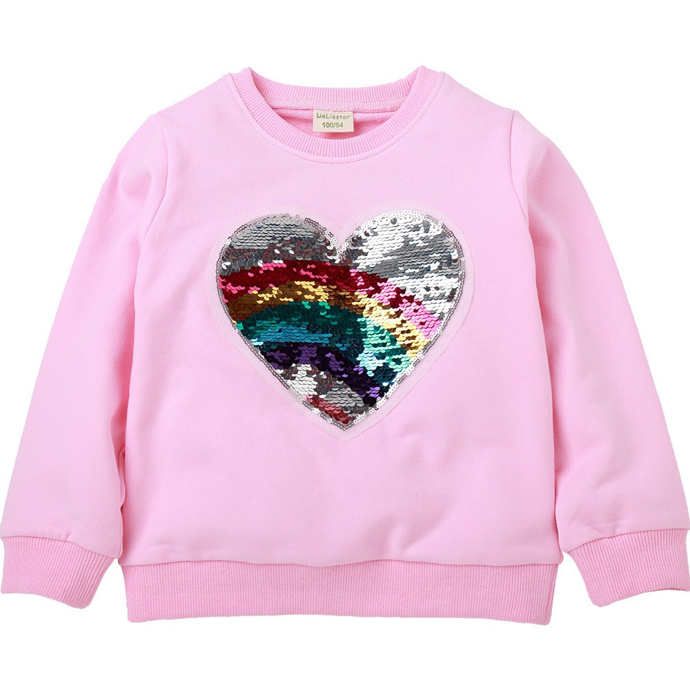 Sweater Perempuan Love Flip Sequin