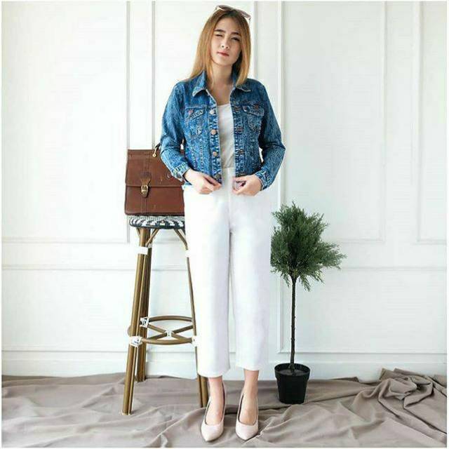 Jaket Jeans CH 2095 bahan jeans import