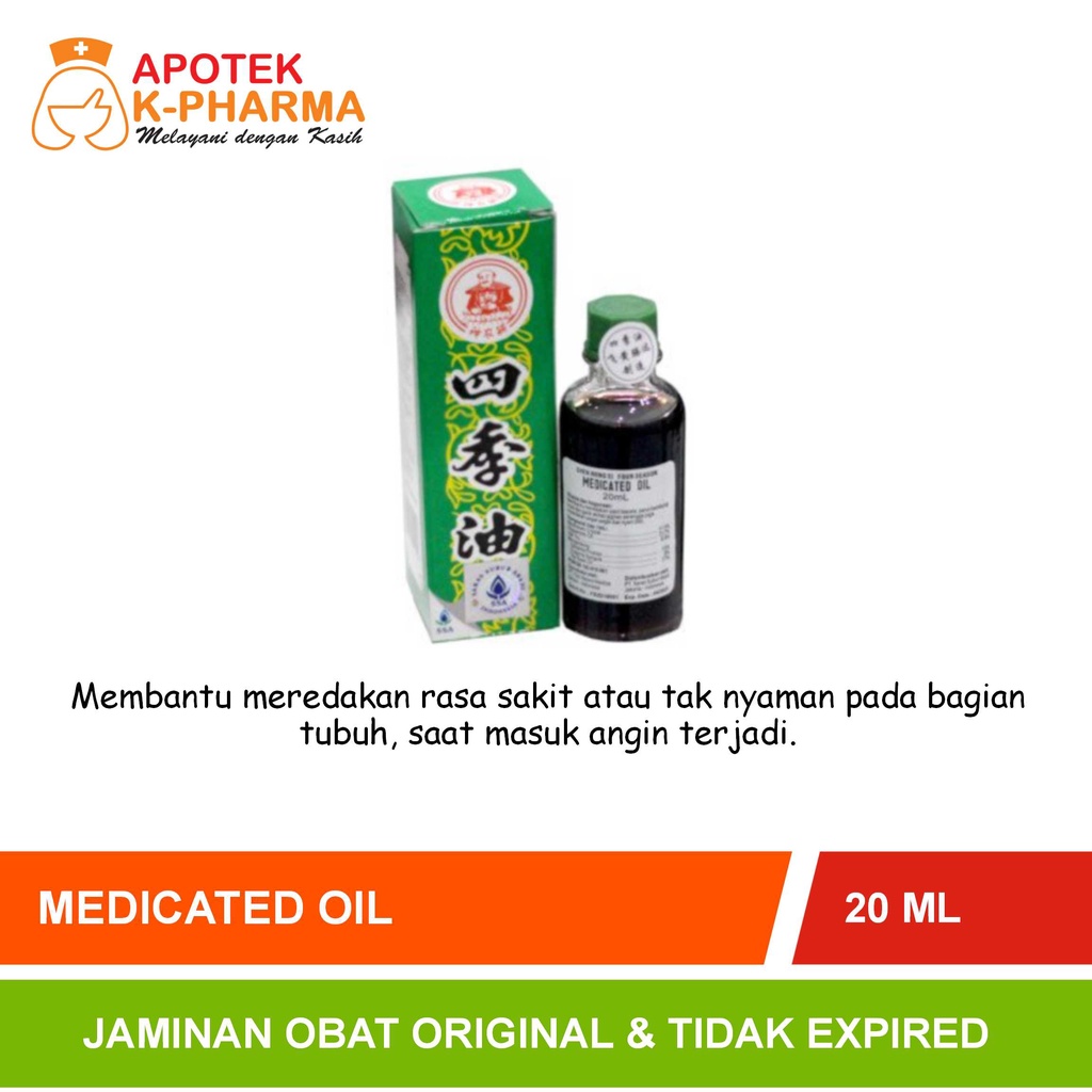 Medicated Oil Isi 20ml Obat Original SSA