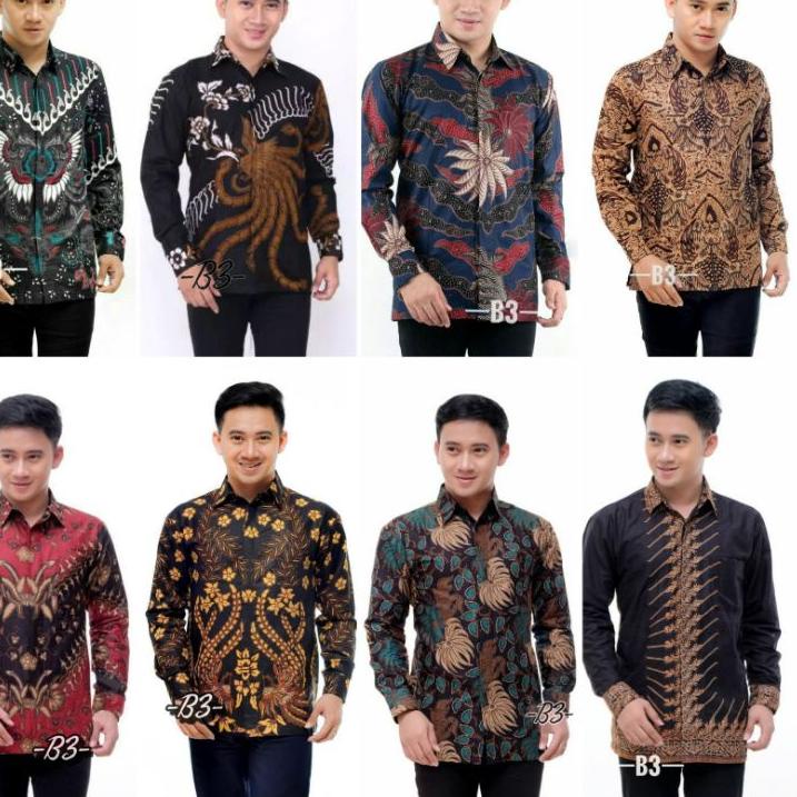 4ZCV [BISA COD] BAJU BATIK PRIA DEWASA - KEMEJA BATIK - KEMEJA BATIK MURAH - Top Selling