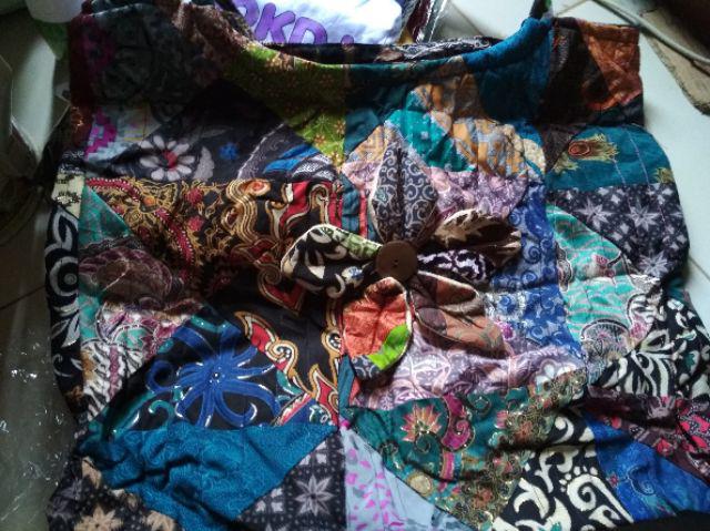 Tas Batik Wanita Kain Perca Oleh Oleh Jogja Unik Cantik