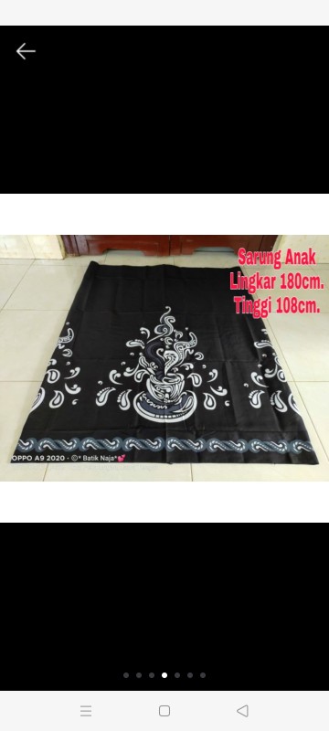 Sarung Batik Anak/sarung Anak Kang Santri/sarung Anak Gunungan