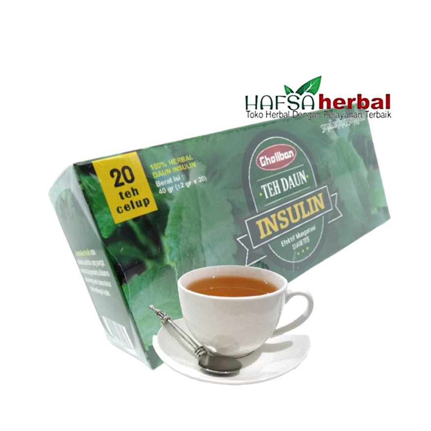 

Teh Celup Daun Insulin Gholiban herbal kencing manis / diabetes