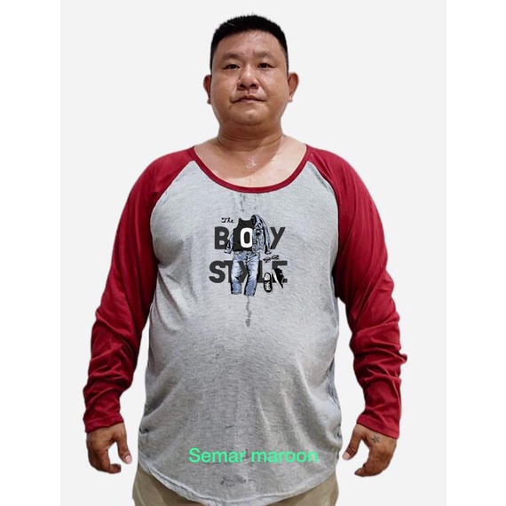 kaos raglan/kaos raglan pria/ wanita/kaos raglan lengan panjang/raglan panjang
