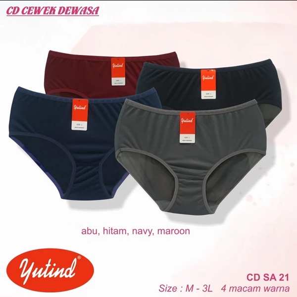 CD Yutind SA21 | Celana Dalam Yutind SA20 | Celana Wanita Dewasa | Open Sorx Ecer Satuan