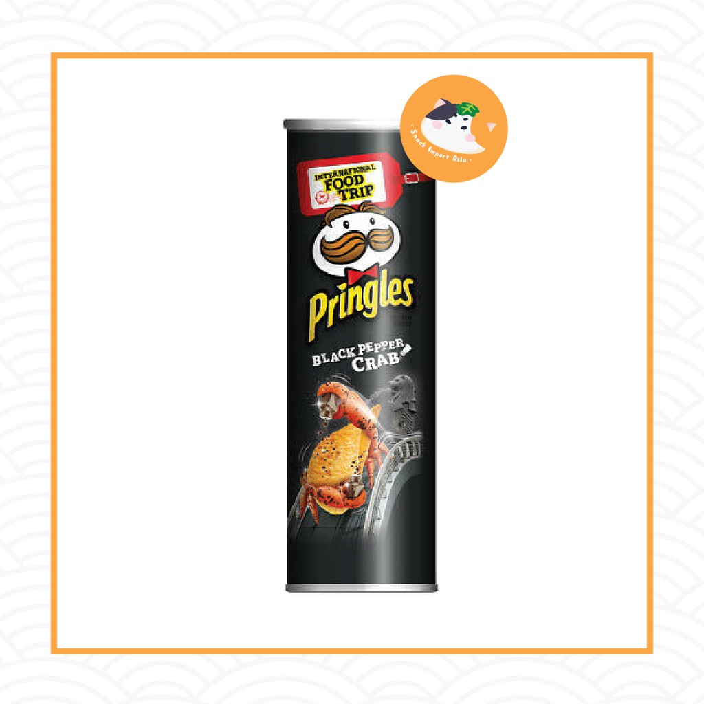 

Keripik Kentang Pringles Black Pepper Crab 110 gr