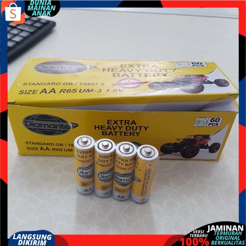 Produk Tambahan Baterai isi 4pcs UKURAN AA /AAA Untuk Mainan