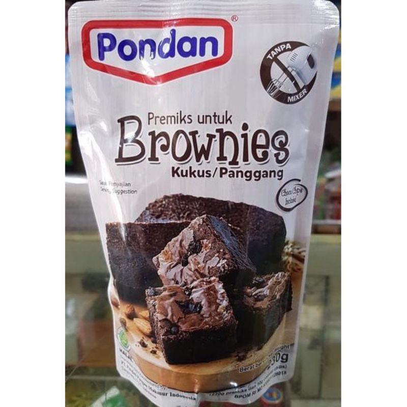 Pondan Brownies Kukus &amp; Panggang Chocolate 230gr