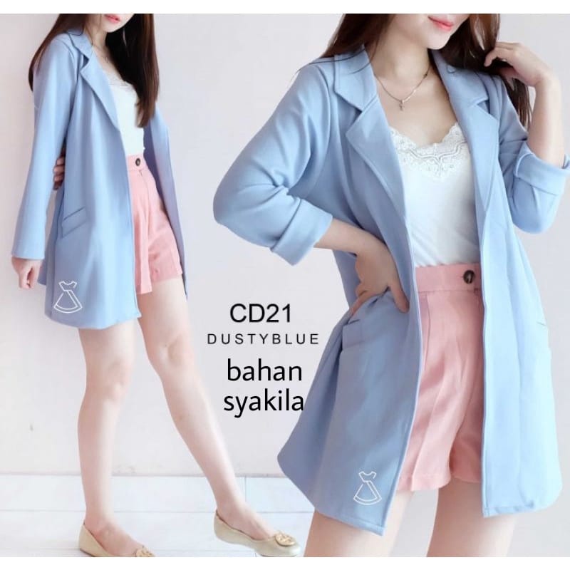 Blazer/Outer Wanita Kasual Terbaru Blazer Korean Style