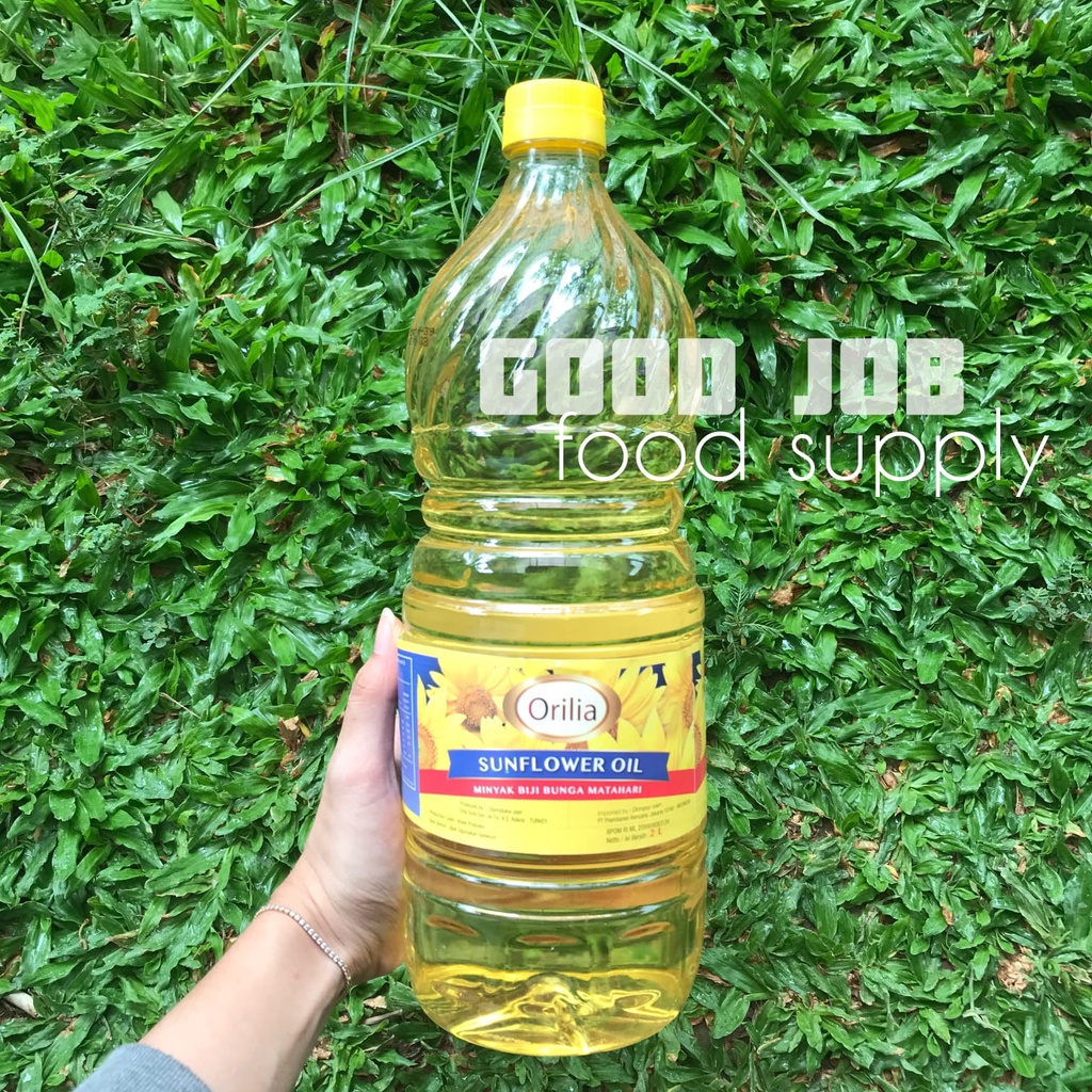 

ORILIA Sun Flower Oil Minyak Goreng Biji Bunga Matahari 2 L - Import