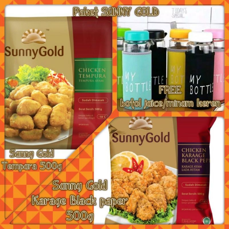 

Paket SUNNY GOLD (free botol juice)