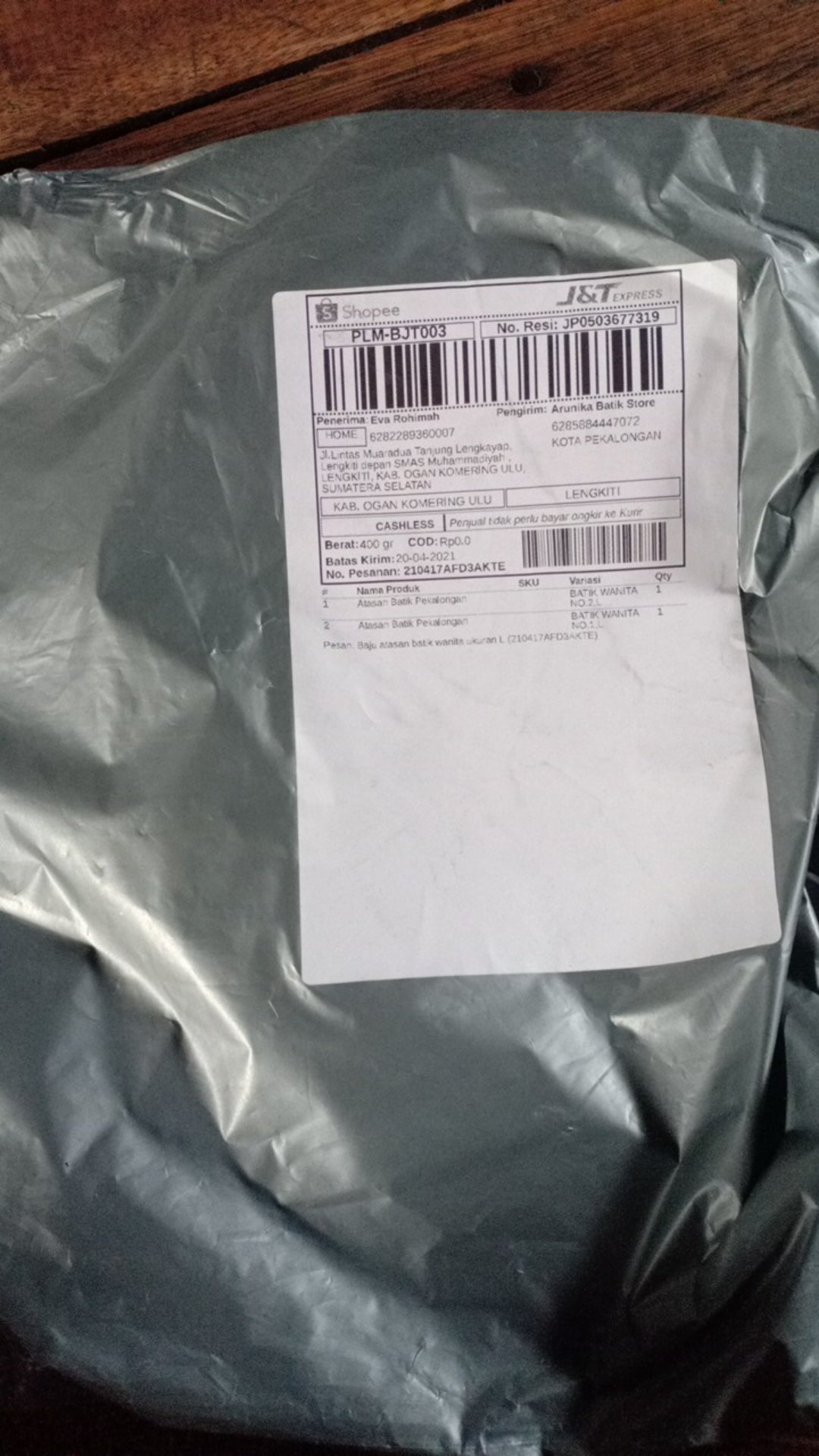 Atasan Batik Pekalongan