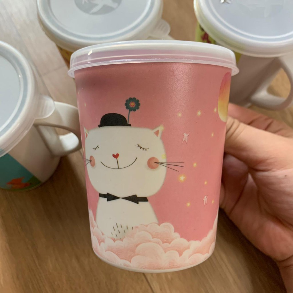 GELAS KARAKTER LUCU ANIMAL CANGKIR KUALITAS IMPORT TERMURAH BISA COD MUG MINUM UNIK BAHAN MELAMIN