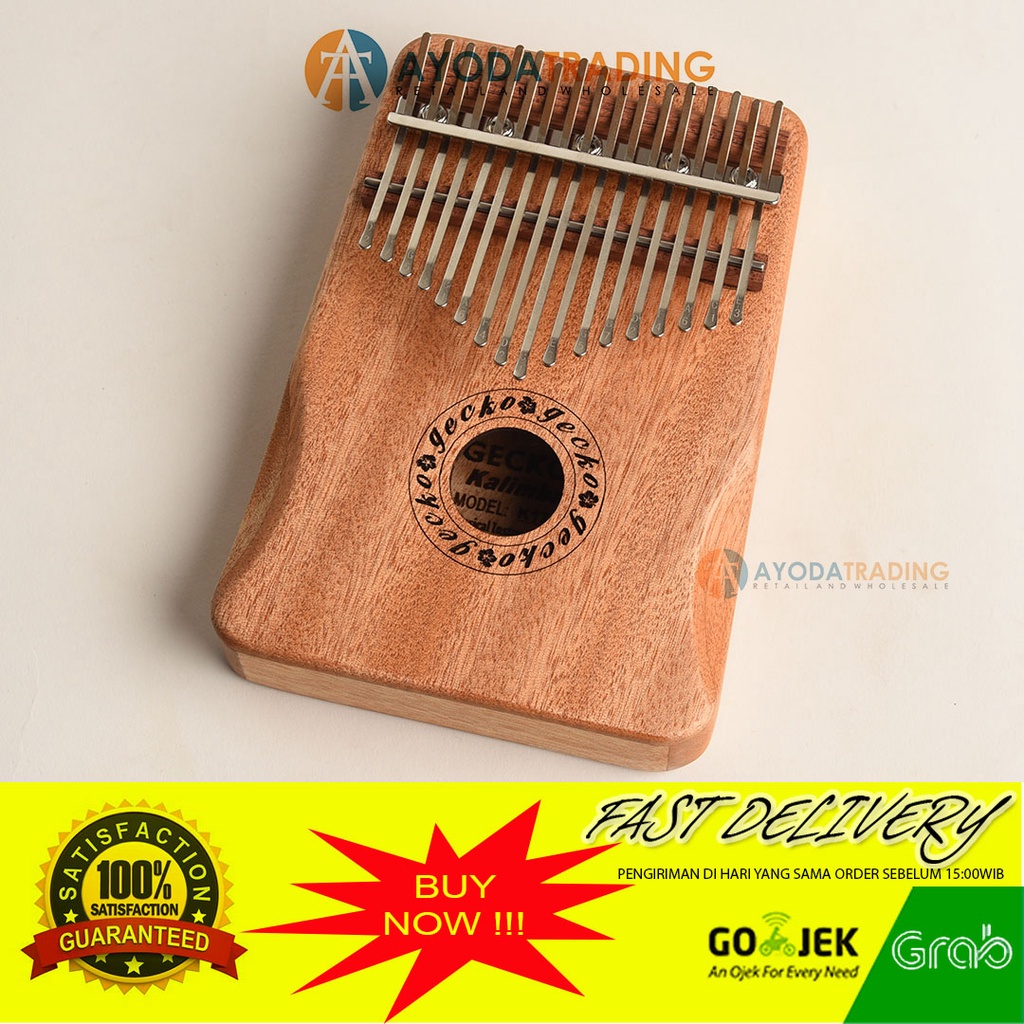 Gecko K17MS Original 17 key Aucoumea Wood