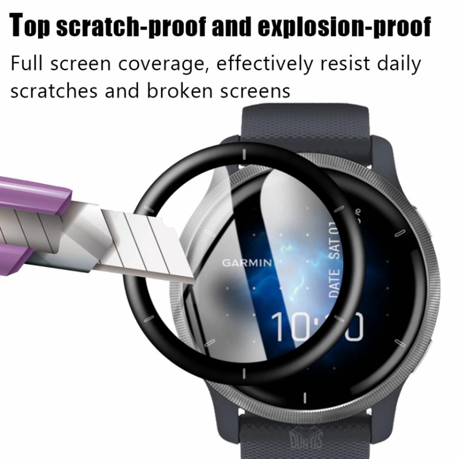 [PELINDUNG] ANTI GORES VENU 2 / 2S WATCH - PROTECTOR GLASS - FOR GARMIN VENU 2 /VENU 2S