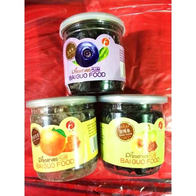 

Preserved Plum (bai guo food)