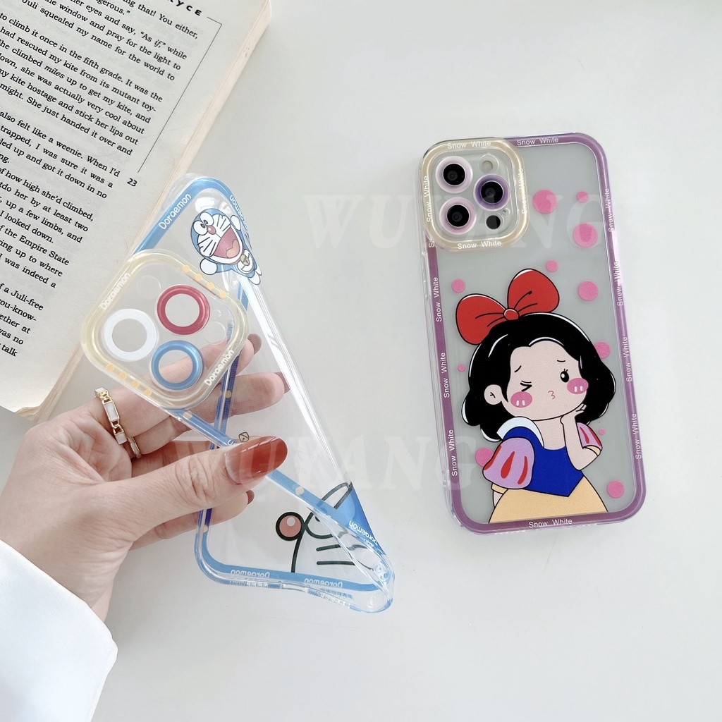 Casing Silikon Realme C35 Realme 8i C11 2021 C25 C25S C15 C12 C3 C2 C5 5i 6i Motif Doraemon Snow White