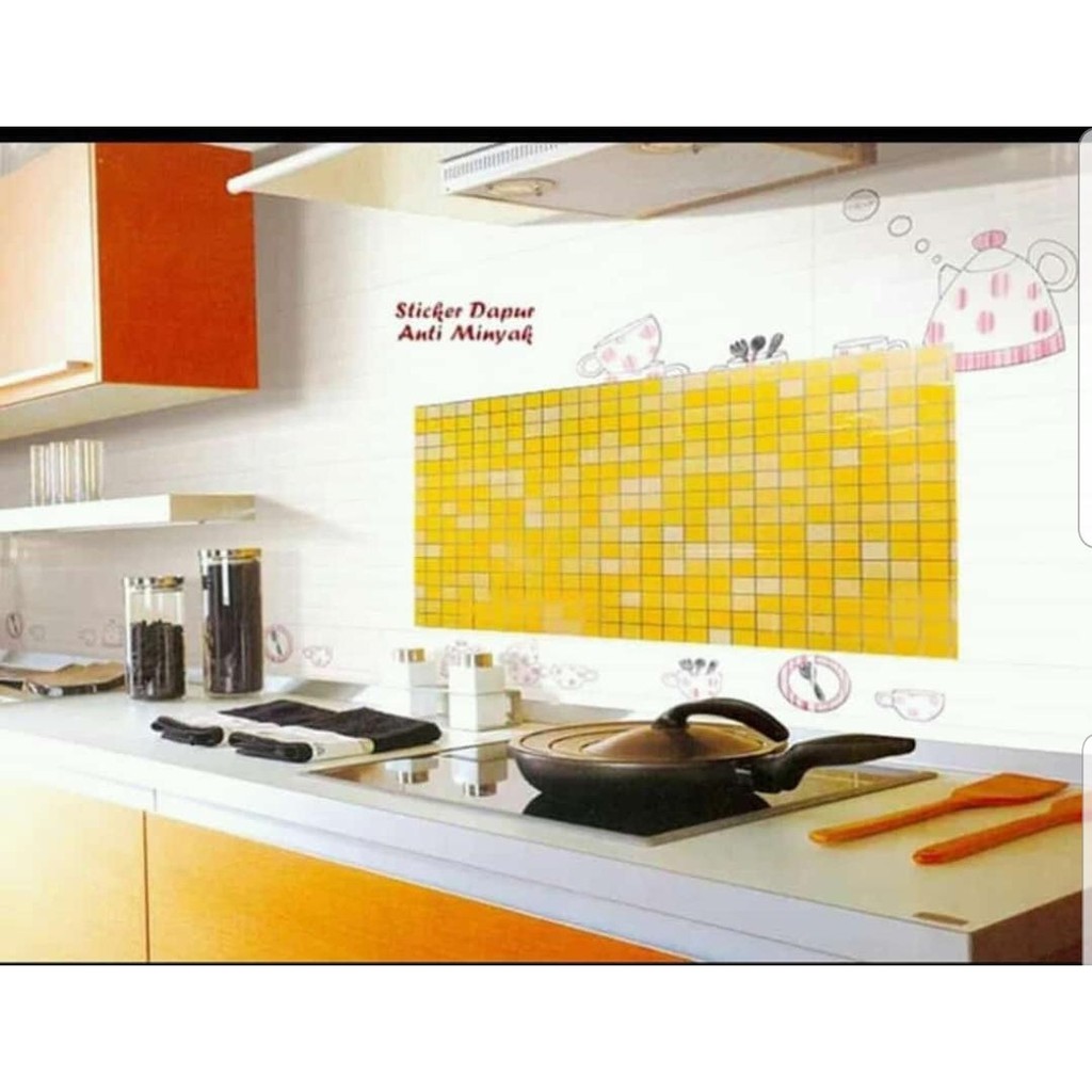 Wallpaper Dapur Anti Minyak Dan Panas Shopee Indonesia