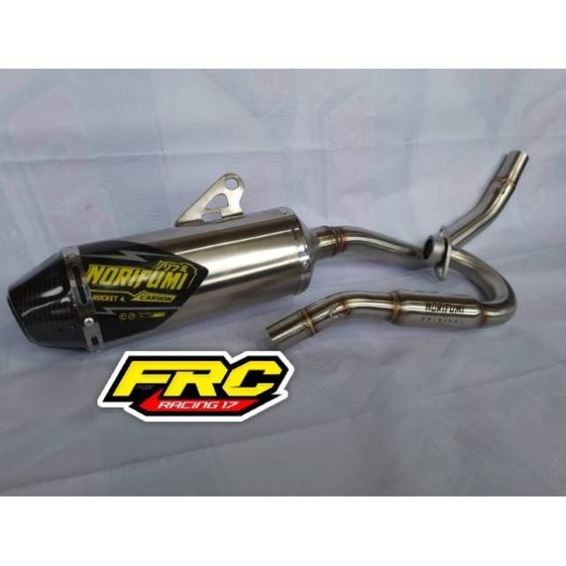 KNALPOT NORIFUMI  COMPETITION /BORE UP ROCKET 4 CARBON