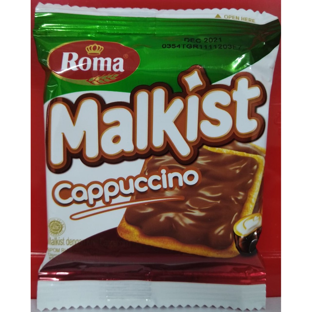 

Roma Malkist Cappuccino Crackers Salut Krim Cappucino - 23gr