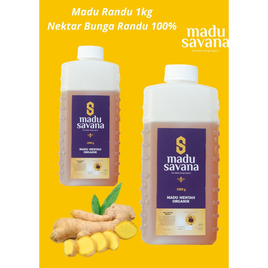 

Madu ASLI 1kg Nextar Bunga 100% Pure Raw Honey - MADU SAVANA