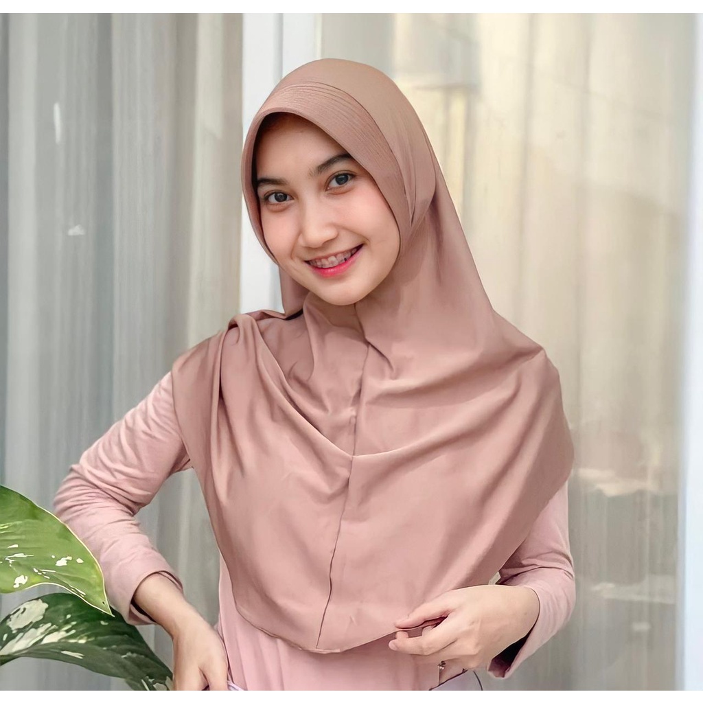 Jilbab BERGO HAMIDAH | HAMIDAH SPORT MEDIUM | BAHAN JERSEY