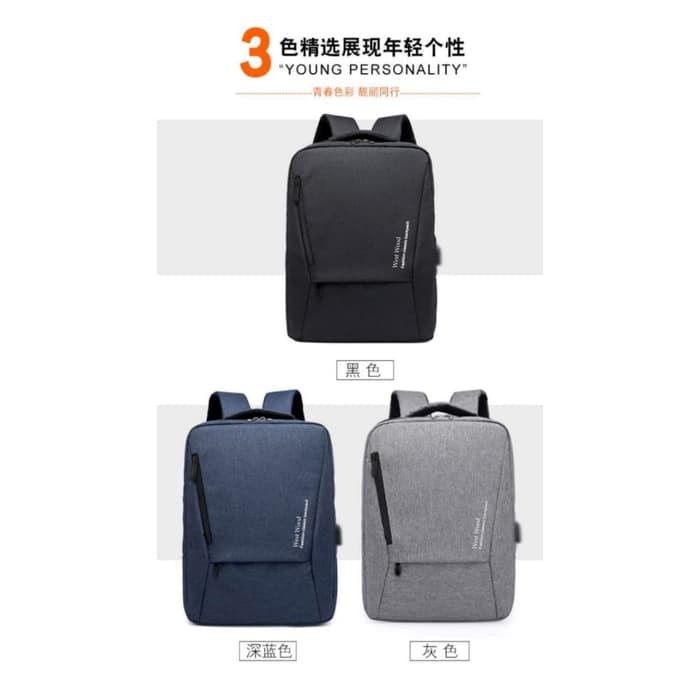 Tas Ransel USB Laptop Multifungsi Kantoran MB785