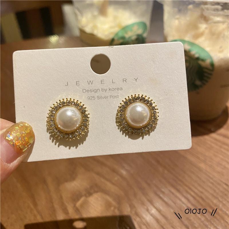 【COD】Anting Mutiara Kecil Gaya retro Korea Untuk Wanita