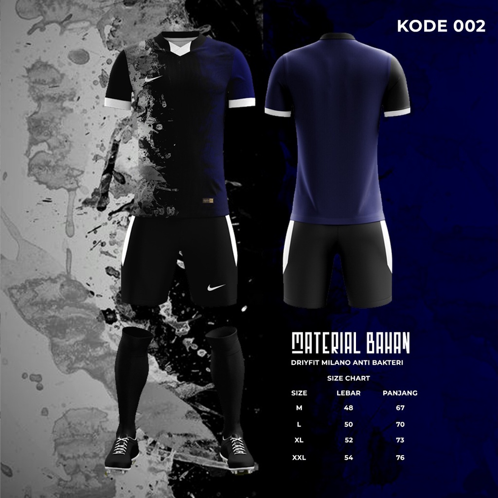 Jersey Futsal Bola Baju Printing sublim Setelan Olahraga badminton volly basket bulutangkis sepeda v