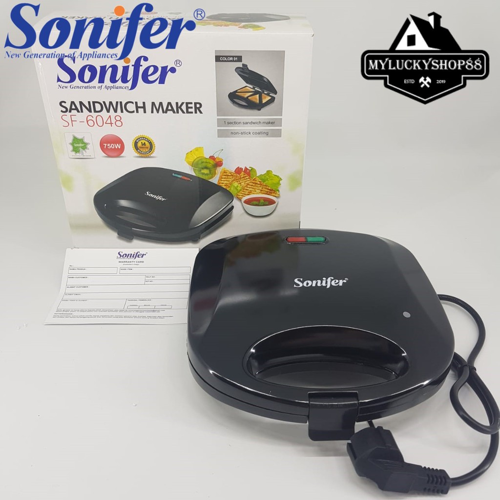 Sonifer SF-6048 Toaster Sandwich Maker - SF6048 Panggangan Roti