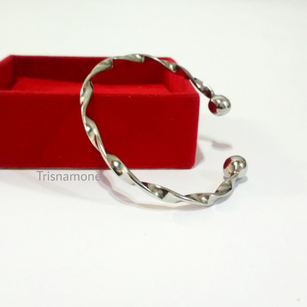 GELANG MONEL ORI DEWASA MOTIF UNTIR PIPIH