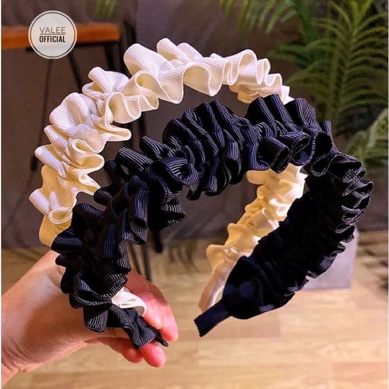 PREMIUM CURLY HEADBAND  BANDO NAGITA BANDANA SCRUNCHIE SATIN