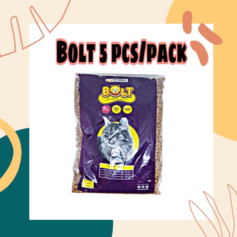 PROMO Bolt makanan kucing 5 kg / makanan hewan peliharaan