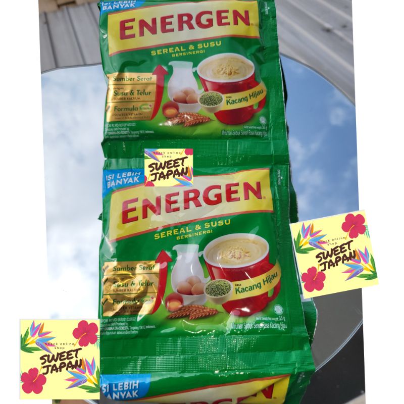 Energen kacang hijau 35 gram x 10 bungkus