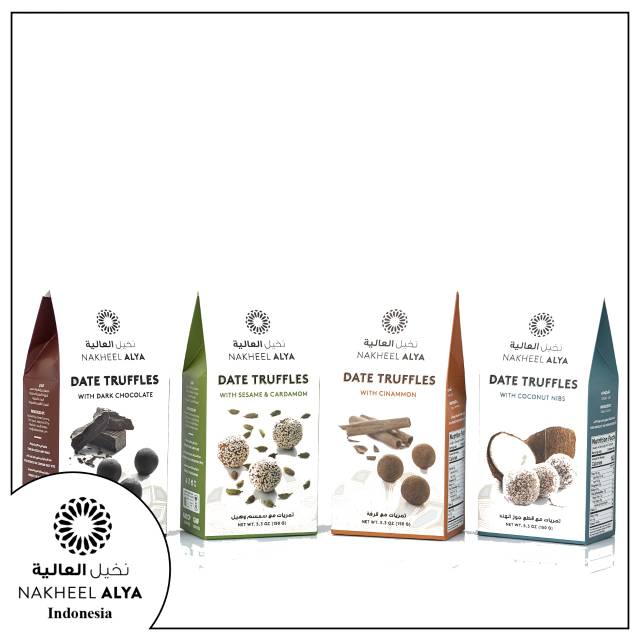 

Cholate date truffle 150gr allvarian-dark coklat-cardamom-cinnamon-cocounut