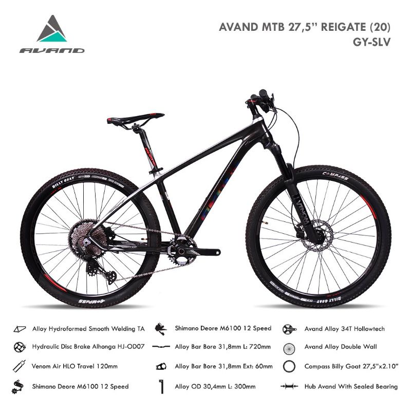 sepeda mtb 27.5 inch Avand Reigate