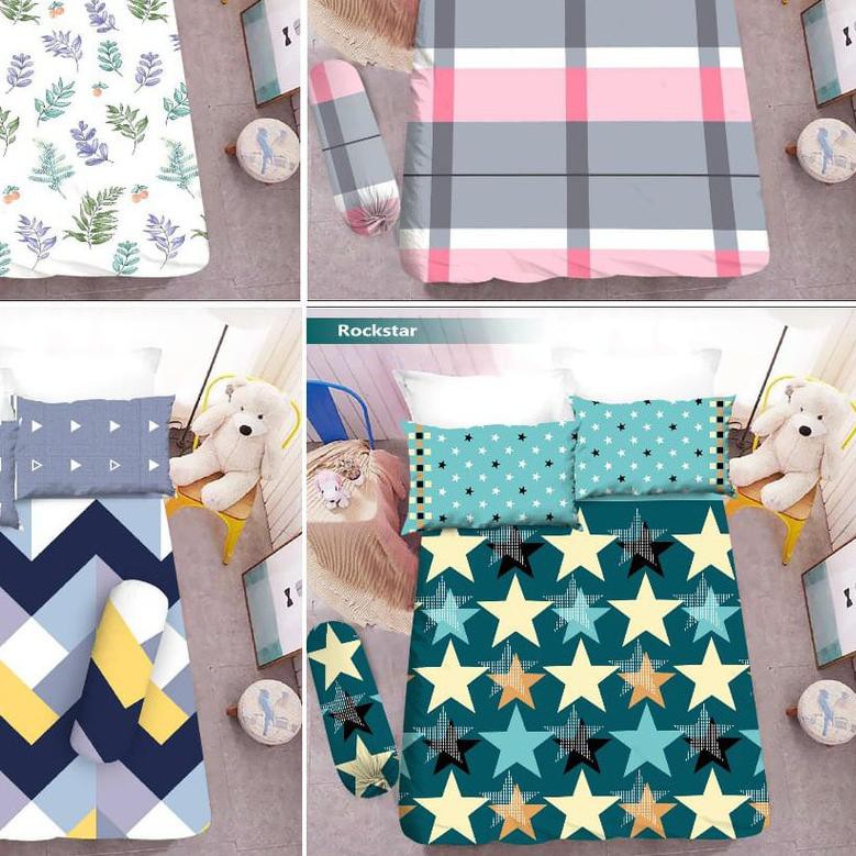 ◄ Sprei Vito Uk.180 x 200 & Uk.160 x 200 Motif Oakwood, Kimberly, Modelista, Giraffe,Lavender,Rockst