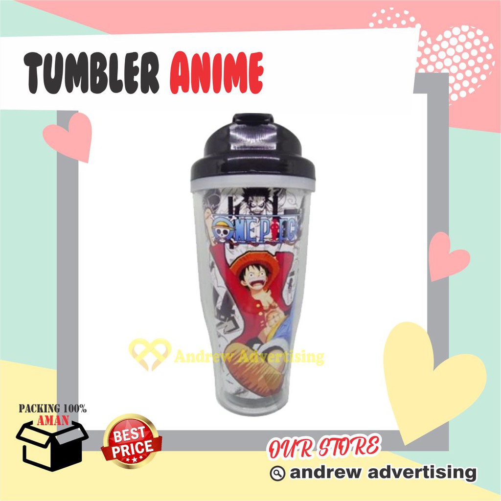 Tumbler Botol Custom Bebas KPOP / ANIME / LOGO